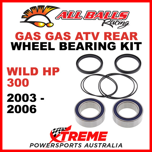 25-1401 Gas Gas ATV WILD HP 300 2003-2006 Rear Wheel Bearing Kit