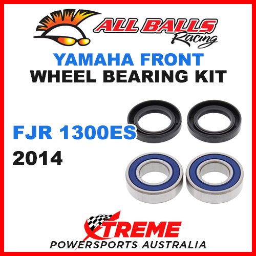 All Balls 25-1403 Yamaha FJR1300ES FJR 1300ES 2014 Front Wheel Bearing Kit