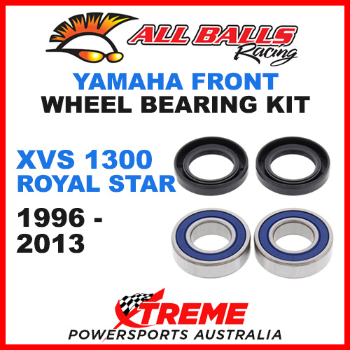 All Balls 25-1403 Yamaha XVS1300 Royal Star 1996-2013 Front Wheel Bearing Kit