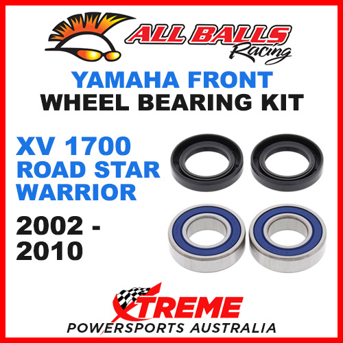 25-1403 Yamaha XV1700 Road Star Warrior 2002-2010 Front Wheel Bearing Kit