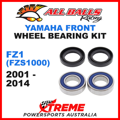 All Balls 25-1403 Yamaha FZ1 FZS1000 2001-2014 Front Wheel Bearing Kit