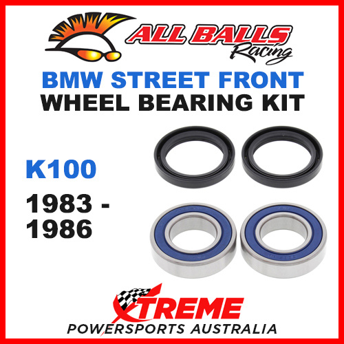 All Balls 25-1404 BMW K100 1983-1996 Front Wheel Bearing Kit