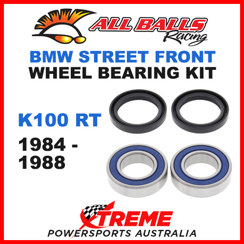 All Balls 25-1404 BMW K100RT 1984-1988 Front Wheel Bearing Kit