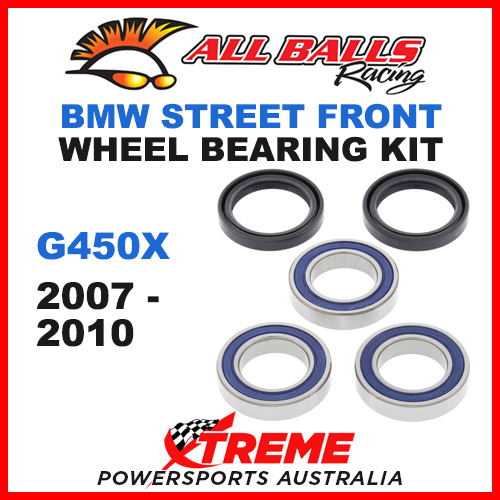All Balls 25-1406 BMW G450X 2007-2010 Front Wheel Bearing Kit