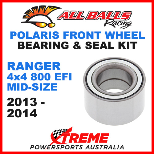 ATV FRONT WHEEL BEARING KIT POLARIS ATV RANGER 4X4 800 EFI MID SIZE 2013-2014