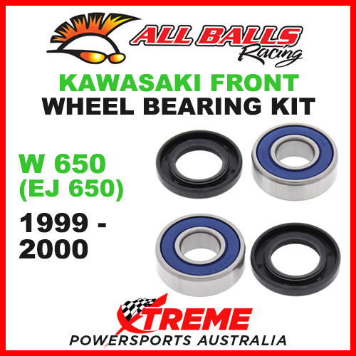 All Balls 25-1444 Kawasaki W650 W 650 EJ650 1999-2000 Front Wheel Bearing Kit