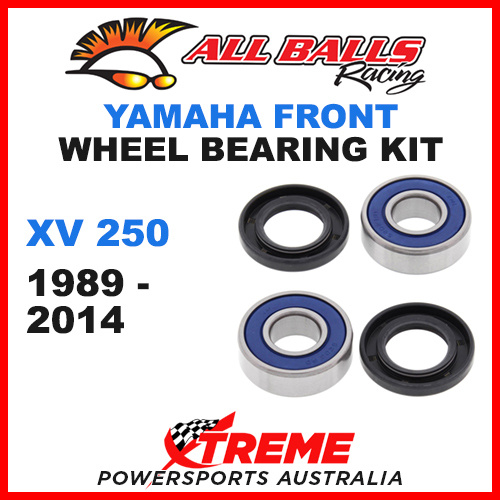 All Balls 25-1444 Yamaha XV250 XV 250 1989-2014 Front Wheel Bearing Kit