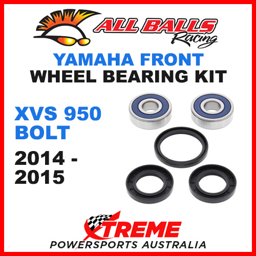 All Balls 25-1448 Yamaha XVS 950 Bolt 2014-2015 Front Wheel Bearing Kit
