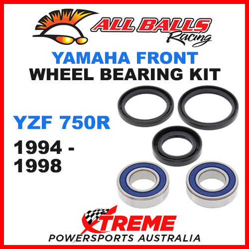 All Balls 25-1450 Yamaha YZF 750R 1994-1998 Front Wheel Bearing Kit