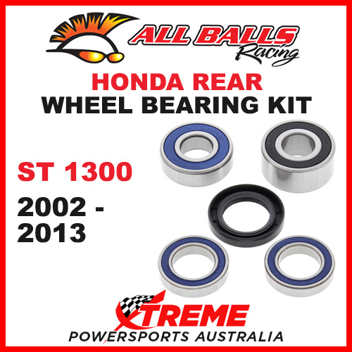 All Balls 25-1464 Honda ST1300 ST 1300 2002-2013 Rear Wheel Bearing Kit