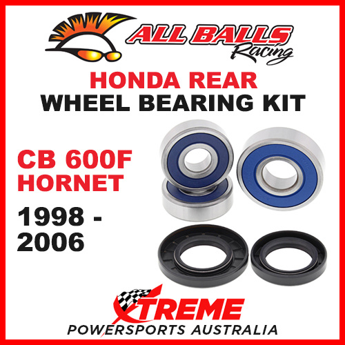All Balls 25-1468 Honda CB600F CB 600F Hornet 1998-2006 Rear Wheel Bearing Kit