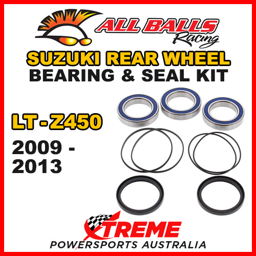 ALL BALLS 25-1479 ATV  For Suzuki LT-Z450 LTZ450 2009-2013 Rear Wheel Bearing Kit