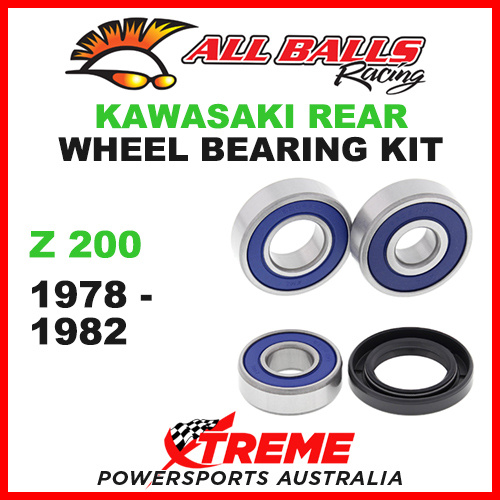25-1486 Kawasaki Z200 Z 200 1978-1982 Rear Wheel Bearing Kit
