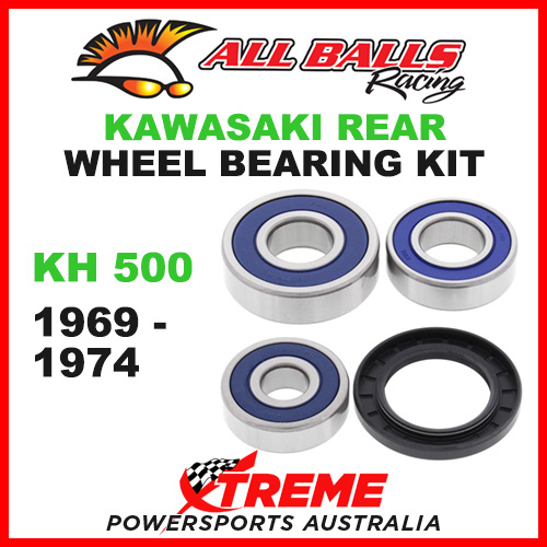 25-1489 Kawasaki KH500 KH 500 1969-1974 Rear Wheel Bearing Kit