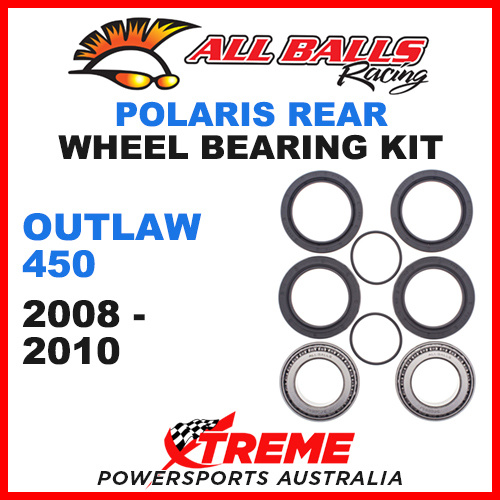 25-1498 Polaris Outlaw 450 2008-2010 Rear Wheel Bearing Kit