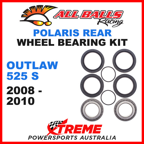 25-1498 Polaris Outlaw 525 S 2008-2010 Rear Wheel Bearing Kit