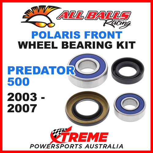 25-1500 Polaris Predator 500 2003-2007 Front Wheel Bearing Kit