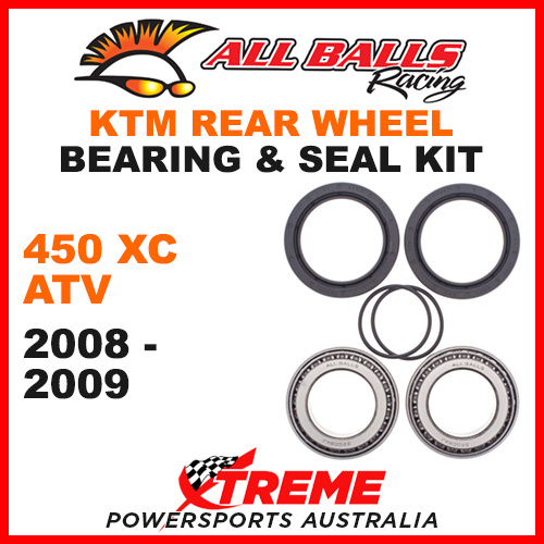 25-1507 KTM 450 XC ATV 2008-2009 Rear Wheel Bearing Kit