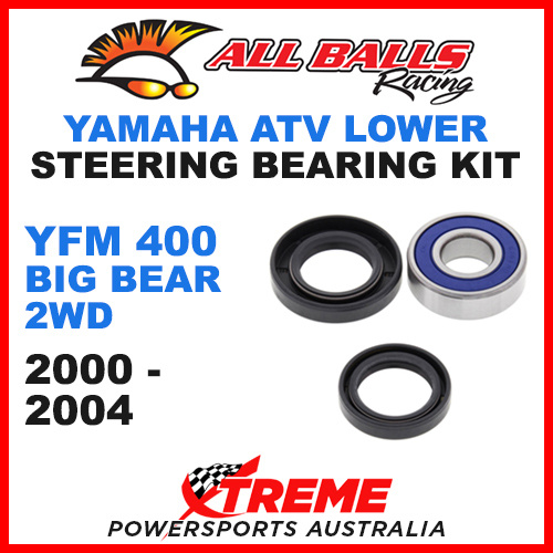 25-1515 Yamaha YFM400 Big Bear 2WD 2000-2004 ATV Lower Steering Stem Kit