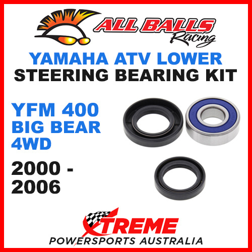 25-1515 Yamaha YFM400 Big Bear 4WD 2000-2006 ATV Lower Steering Stem Kit