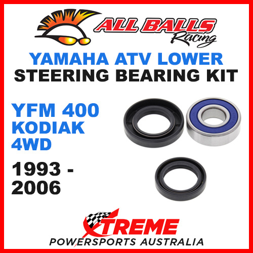 25-1515 Yamaha YFM400 Kodiak 4WD 1993-2006 ATV Lower Steering Stem Kit