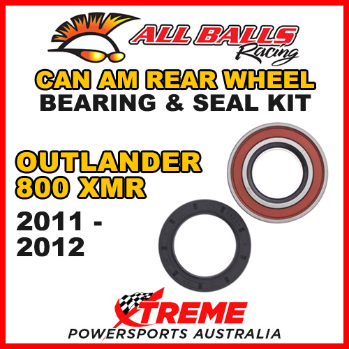 25-1516 ATV REAR WHEEL BEARING KIT CAN AM OUTLANDER 800 XMR 2011-2012