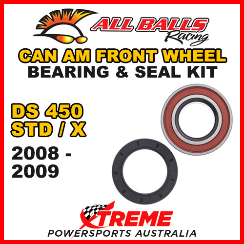 25-1516 CAN AM ATV DS450 STD/X 2008-2009 ATV Front Wheel Bearing Kit