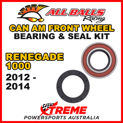 ALL BALLS 25-1516 ATV FRONT WHEEL BEARING KIT CAN AM RENEGADE 1000 2012-2014