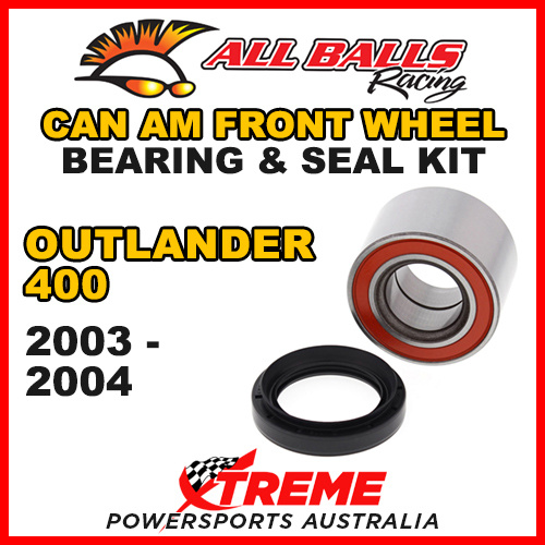 25-1520 ATV FRONT WHEEL BEARING KIT CAN-AM CAN AM OUTLANDER 400 2003-2004