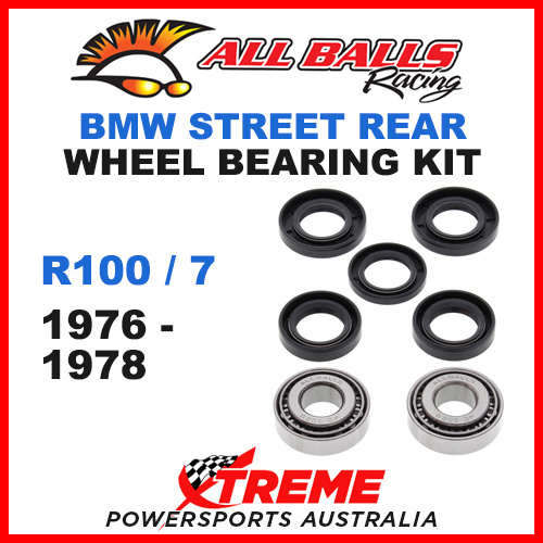 All Balls 25-1523 BMW R100/7 R100 7 1976-1978 Rear Wheel Bearing Kit