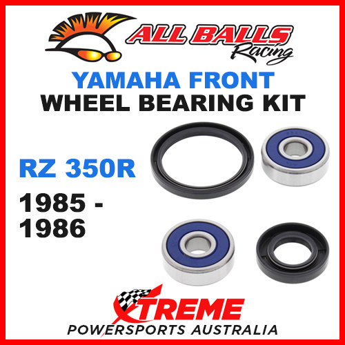 All Balls 25-1525 Yamaha RZ350R RZ 350R 1985-1986 Front Wheel Bearing Kit