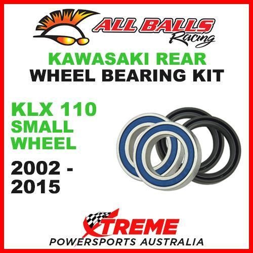 MX Rear Wheel Bearing Kit Kawasaki KLX110 KLX 110 2002-2015 Moto, All Balls 25-1400