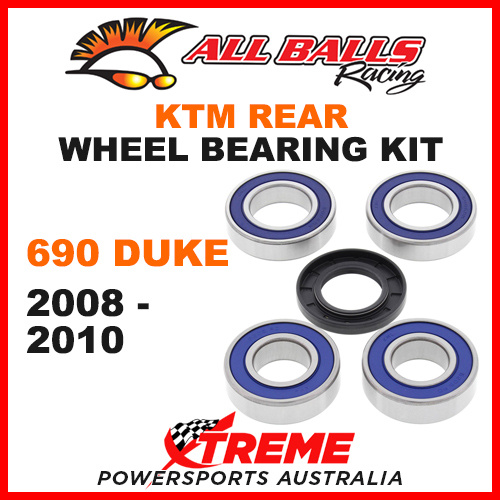 All Balls 25-1533 KTM 690 Duke 2008-2010 Rear Wheel Bearing Kit