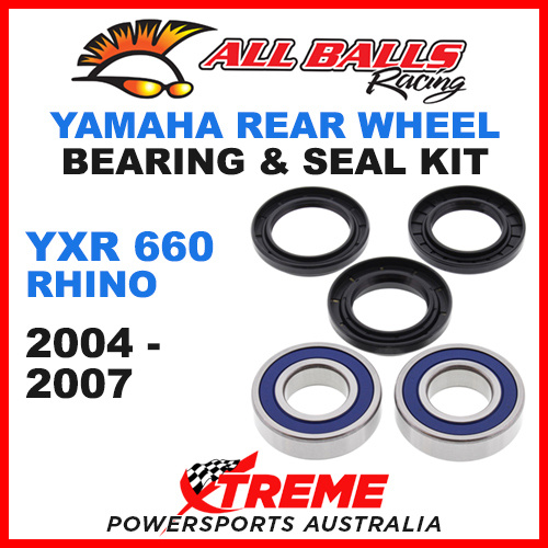 ALL BALLS 25-1542 REAR WHEEL BEARING KIT YAMAHA 660 RHINO 2004-2007 ATV
