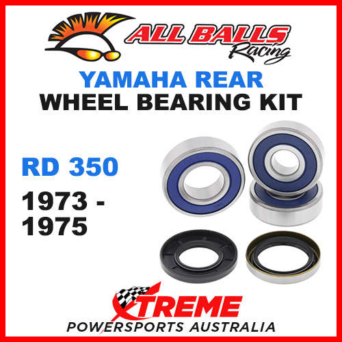 All Balls 25-1544 Yamaha RD350 RD 350 1973-1975 Rear Wheel Bearing Kit