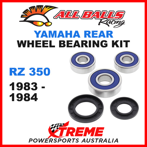 All Balls 25-1546 Yamaha RZ350 RZ 350 1983-1984 Rear Wheel Bearing Kit