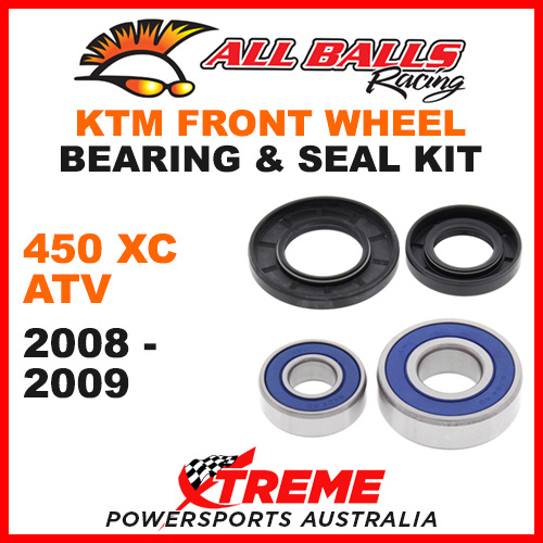 25-1564 KTM 450 XC ATV 2008-2009 Front Wheel Bearing Kit