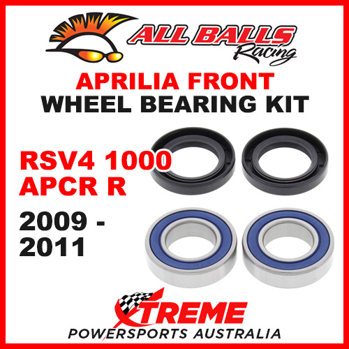 All Balls 25-1568 Aprilia RSV4 1000 APRC R 2009-2011 Rear Wheel Bearing Kit
