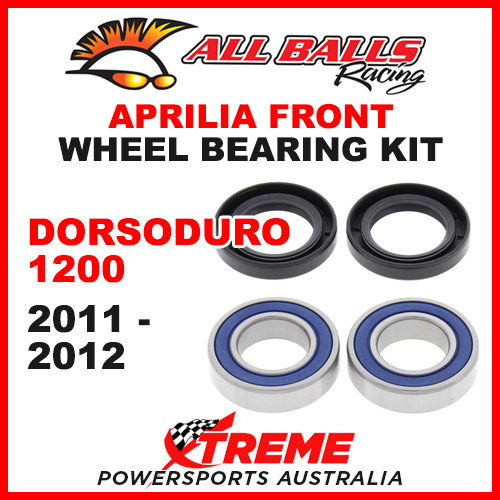 All Balls 25-1569 Aprilia Dorsoduro 1200 2011-2012 Front Wheel Bearing Kit