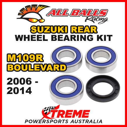 All Balls 25-1582 For Suzuki M109R Boulevard 2006-2014 Rear Wheel Bearing Kit
