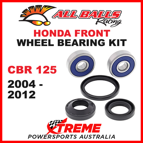 25-1597 Honda CBR125 CBR 125 2004-2012 Front Wheel Bearing Kit