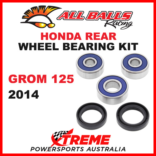 All Balls 25-1600 Honda GROM 125 125cc 2014 Rear Wheel Bearing Kit