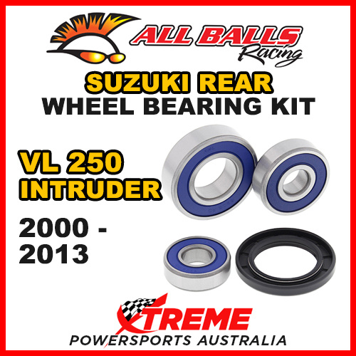 All Balls 25-1608 For Suzuki VL 250 Intruder 2000-2013 Rear Wheel Bearing Kit