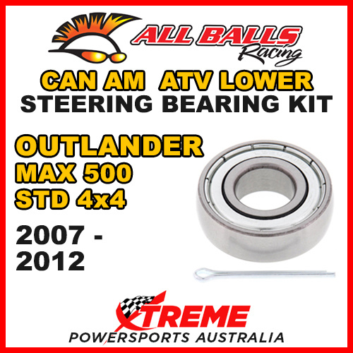 25-1631 Can-Am Outlander MAX 500 STD 4X4 2007-2012 ATV Lower Steering Stem Kit