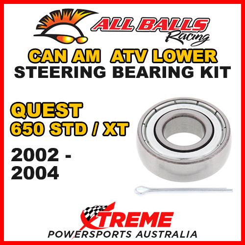 25-1631 Can-Am Quest 650 STD / XT 2002-2004 ATV Lower Steering Stem Kit