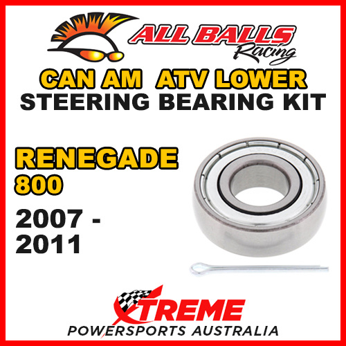 25-1631 Can-Am Renegade 800 2007-2011 ATV Lower Steering Stem Kit