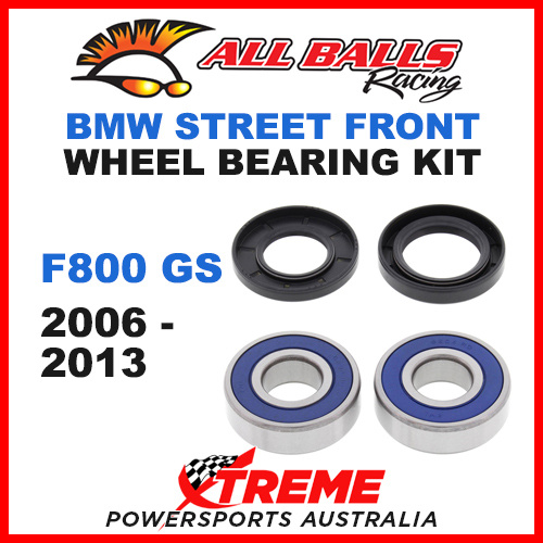 All Balls 25-1647 BMW F800GS 2006-2013 Front Wheel Bearing Kit