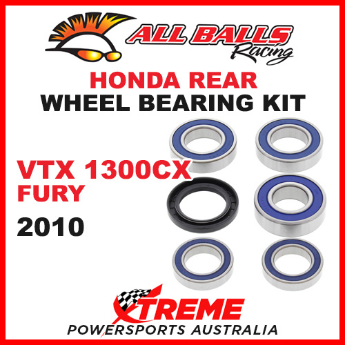 All Balls 25-1656 Honda VTX1300CX VTX 1300CX Fury 2010 Rear Wheel Bearing Kit