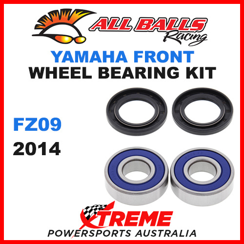 All Balls 25-1659 Yamaha FZ09 900cc 2014 Front Wheel Bearing Kit