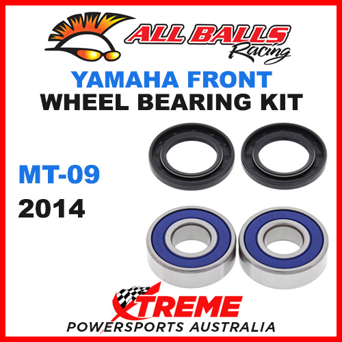 All Balls 25-1659 Yamaha MT-09 MT09 2014 Front Wheel Bearing Kit